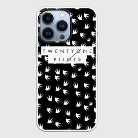 Чехол для iPhone 13 Pro с принтом Twenty One Pilots Birds White в Екатеринбурге,  |  | rock | t.o.p. | top | twenty one pilots | рок