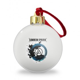 Ёлочный шар с принтом Linkin Park в Екатеринбурге, Пластик | Диаметр: 77 мм | bennington | chester | linkin park | беннингтон | ленкин | линкин | майк | честер