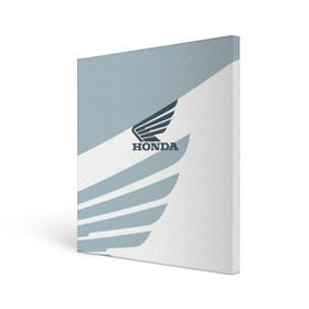 Холст квадратный с принтом Honda в Екатеринбурге, 100% ПВХ |  | car | honda | moto | motorbike | race | авто | автомобиль | гонки | марка | машина | мотоцикл | хонда