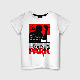 Детская футболка хлопок с принтом Linkin Park в Екатеринбурге, 100% хлопок | круглый вырез горловины, полуприлегающий силуэт, длина до линии бедер | alternative | linkin park | альтернатива | брэд дэлсон | джо хан | дэвид фаррелл | линкин парк | майк шинода | роб бурдон | честер беннингтон
