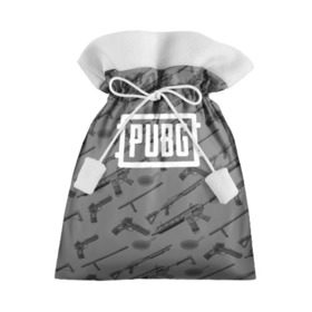 Подарочный 3D мешок с принтом PUBG WEAPONS в Екатеринбурге, 100% полиэстер | Размер: 29*39 см | Тематика изображения на принте: playerunknowns battlegrounds | pubg