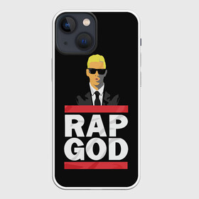 Чехол для iPhone 13 mini с принтом Rap God Eminem в Екатеринбурге,  |  | actor | american rapper | composer | eminem | music | rap | rap god | record producer |   | актёр | американский | композитор | музыка | музыкальный продюсер | рэп | рэпер