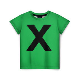 Детская футболка 3D с принтом Ed Sheeran_11 в Екатеринбурге, 100% гипоаллергенный полиэфир | прямой крой, круглый вырез горловины, длина до линии бедер, чуть спущенное плечо, ткань немного тянется | Тематика изображения на принте: ed sheeran | музыкант | х