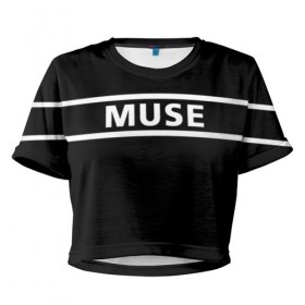 Женская футболка 3D укороченная с принтом Muse в Екатеринбурге, 100% полиэстер | круглая горловина, длина футболки до линии талии, рукава с отворотами | muse | альтернативный | группа | доминик ховард | крис уолстенхолм | мосе | моус | моусе | муз | муза | музе | музыка | мусе | мэттью беллами | прогрессивный | рок | симфонический | спейс | спейсрок