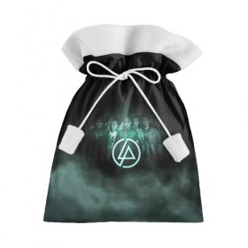 Подарочный 3D мешок с принтом Группа Linkin Park в Екатеринбурге, 100% полиэстер | Размер: 29*39 см | chester bennington | linkin park | беннингтон честер | линкин парк | майк