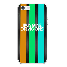 Чехол для iPhone 5/5S матовый с принтом IMAGINE DRAGONS в Екатеринбурге, Силикон | Область печати: задняя сторона чехла, без боковых панелей | evolve | imagine dragons | new age | абстракция | вокалист | геометрия | группа | драгонс | известные | линии | личности | надписи | полосы | реп | рок | триколор | фирменные цвета | яркие