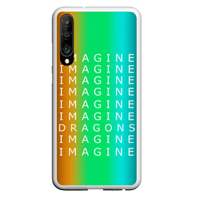 Чехол для Honor P30 с принтом IMAGINE DRAGONS в Екатеринбурге, Силикон | Область печати: задняя сторона чехла, без боковых панелей | evolve | imagine dragons | new age | вокалист | группа | драгонс | известные | личности | надписи | реп | рок | триколор | фирменные цвета | яркие