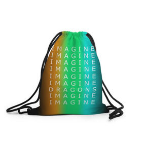 Рюкзак-мешок 3D с принтом IMAGINE DRAGONS в Екатеринбурге, 100% полиэстер | плотность ткани — 200 г/м2, размер — 35 х 45 см; лямки — толстые шнурки, застежка на шнуровке, без карманов и подкладки | evolve | imagine dragons | new age | вокалист | группа | драгонс | известные | личности | надписи | реп | рок | триколор | фирменные цвета | яркие