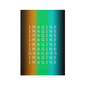 Обложка для паспорта матовая кожа с принтом IMAGINE DRAGONS в Екатеринбурге, натуральная матовая кожа | размер 19,3 х 13,7 см; прозрачные пластиковые крепления | Тематика изображения на принте: evolve | imagine dragons | new age | вокалист | группа | драгонс | известные | личности | надписи | реп | рок | триколор | фирменные цвета | яркие