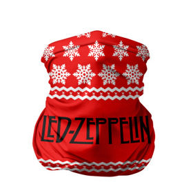 Бандана-труба 3D с принтом Праздничный Led Zeppelin в Екатеринбурге, 100% полиэстер, ткань с особыми свойствами — Activecool | плотность 150‒180 г/м2; хорошо тянется, но сохраняет форму | led zeppelin | блюз | группа | джимми пейдж | джон генри бонэм | джон пол джонс | знак | красный | лед зепелен | лед зеппелин | метал | надпись | новогодний | новый год | праздник | роберт плант | рождество