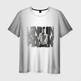 Мужская футболка 3D с принтом Linkin Park в Екатеринбурге, 100% полиэфир | прямой крой, круглый вырез горловины, длина до линии бедер | bennington | chester | linkin park | альтернативный | беннингтон | группа | ленкин | линкин | майк | метал | музыкант | ню | нюметал | парк | певец | рок | рэп | честер | электроник