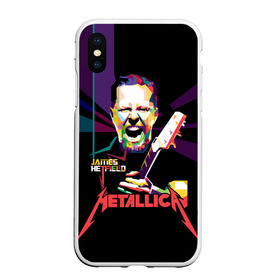 Чехол для iPhone XS Max матовый с принтом Metallica James Alan Hatfield в Екатеринбурге, Силикон | Область печати: задняя сторона чехла, без боковых панелей | alan | american | band | hard | hatfield | james | metal | metallica | rock | thrash | алан | американская | джеймс | метал группа | трэш метал | хард рок | хэтфилд