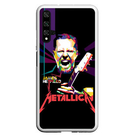 Чехол для Honor 20 с принтом Metallica James Alan Hatfield в Екатеринбурге, Силикон | Область печати: задняя сторона чехла, без боковых панелей | alan | american | band | hard | hatfield | james | metal | metallica | rock | thrash | алан | американская | джеймс | метал группа | трэш метал | хард рок | хэтфилд