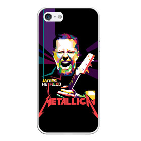 Чехол для iPhone 5/5S матовый с принтом Metallica James Alan Hatfield в Екатеринбурге, Силикон | Область печати: задняя сторона чехла, без боковых панелей | alan | american | band | hard | hatfield | james | metal | metallica | rock | thrash | алан | американская | джеймс | метал группа | трэш метал | хард рок | хэтфилд