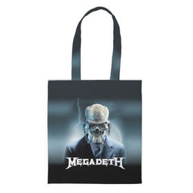 Сумка 3D повседневная с принтом Megadeth в Екатеринбурге, 100% полиэстер | Плотность: 200 г/м2; Размер: 34×35 см; Высота лямок: 30 см | megadeth |   megadet | группа | дирк вербурен | дэвид эллефсон | дэйв мастейн | кико лоурейро | мегадет | мегадетх | метал | рок | трэш | трэшметал | тяжелый | хард | хардрок | хеви | хевиметал
