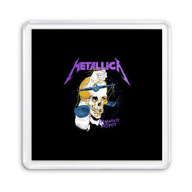 Магнит 55*55 с принтом Metallica в Екатеринбурге, Пластик | Размер: 65*65 мм; Размер печати: 55*55 мм | american | band | cliff burton | dave mustaine | hard | james hatfield | jason newsted | kirk hammett | lars ulrich | metal | metallica | robert trujillo | rock | ron mcgowney | thrash | американская | джеймс хэтфилд | ларс ул | метал группа | трэш метал 