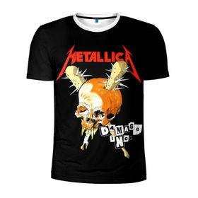 Мужская футболка 3D спортивная с принтом Metallica в Екатеринбурге, 100% полиэстер с улучшенными характеристиками | приталенный силуэт, круглая горловина, широкие плечи, сужается к линии бедра | american | band | cliff burton | dave mustaine | hard | james hatfield | jason newsted | kirk hammett | lars ulrich | metal | metallica | robert trujillo | rock | ron mcgowney | thrash | американская | джеймс хэтфилд | ларс ул | метал группа | трэш метал 