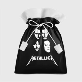 Подарочный 3D мешок с принтом Metallica в Екатеринбурге, 100% полиэстер | Размер: 29*39 см | american | band | cliff burton | dave mustaine | hard | james hatfield | jason newsted | kirk hammett | lars ulrich | metal | metallica | robert trujillo | rock | ron mcgowney | thrash | американская | джеймс хэтфилд | ларс ул | метал группа | трэш метал 