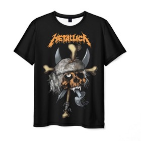 Мужская футболка 3D с принтом Metallica в Екатеринбурге, 100% полиэфир | прямой крой, круглый вырез горловины, длина до линии бедер | american | band | cliff burton | dave mustaine | hard | james hatfield | jason newsted | kirk hammett | lars ulrich | metal | metallica | robert trujillo | rock | ron mcgowney | thrash | американская | джеймс хэтфилд | ларс ул | метал группа | трэш метал 