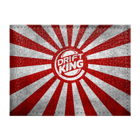Обложка для студенческого билета с принтом Drift King в Екатеринбурге, натуральная кожа | Размер: 11*8 см; Печать на всей внешней стороне | Тематика изображения на принте: car | drift | japan | jdm | race | street | авто | автомобиль | гонки | дрифт | король | машина | флаг | япония