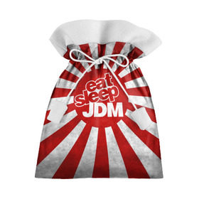 Подарочный 3D мешок с принтом JDM в Екатеринбурге, 100% полиэстер | Размер: 29*39 см | Тематика изображения на принте: car | domo | drift | japan | jdm | kun | race | street | авто | автомобиль | гонки | дрифт | король | машина | флаг | япония