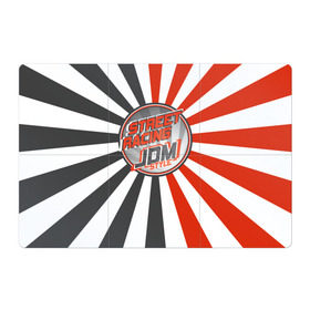 Магнитный плакат 3Х2 с принтом Street Racing в Екатеринбурге, Полимерный материал с магнитным слоем | 6 деталей размером 9*9 см | Тематика изображения на принте: car | drift | japan | jdm | race | street | авто | автомобиль | гонки | дрифт | король | машина | флаг | япония