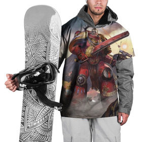 Накидка на куртку 3D с принтом Warhammer 40000 в Екатеринбурге, 100% полиэстер |  | crusade | eternal | броня | воины | воители | доспехи | игры | фантастика | фэнтези