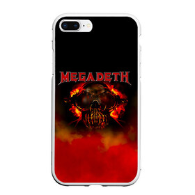 Чехол для iPhone 7Plus/8 Plus матовый с принтом Megadeth в Екатеринбурге, Силикон | Область печати: задняя сторона чехла, без боковых панелей | megadet | megadeth | группа | дирк вербурен | дэвид эллефсон | дэйв мастейн | кико лоурейро | мегадет | мегадетх | метал | рок | трэш | трэшметал | тяжелый | хард | хардрок | хеви | хевиметал