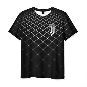Мужская футболка 3D с принтом Juventus 2018 Line в Екатеринбурге, 100% полиэфир | прямой крой, круглый вырез горловины, длина до линии бедер | fc | juventus | спорт | спортивные | фк | футбол | футбольный клуб | ювентус