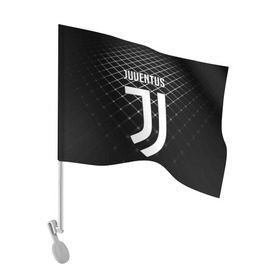 Флаг для автомобиля с принтом Juventus 2018 Line в Екатеринбурге, 100% полиэстер | Размер: 30*21 см | fc | juventus | спорт | спортивные | фк | футбол | ювентус