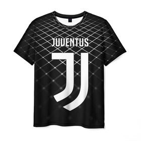 Мужская футболка 3D с принтом Juventus 2018 Line в Екатеринбурге, 100% полиэфир | прямой крой, круглый вырез горловины, длина до линии бедер | fc | juventus | спорт | спортивные | фк | футбол | ювентус