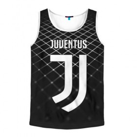 Мужская майка 3D с принтом Juventus 2018 Line в Екатеринбурге, 100% полиэстер | круглая горловина, приталенный силуэт, длина до линии бедра. Пройма и горловина окантованы тонкой бейкой | Тематика изображения на принте: fc | juventus | спорт | спортивные | фк | футбол | ювентус