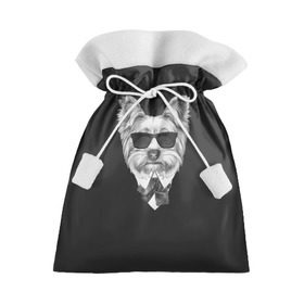 Подарочный 3D мешок с принтом Йоркширский терьер_13 в Екатеринбурге, 100% полиэстер | Размер: 29*39 см | Тематика изображения на принте: домашние животные | пес | собака | терьер
