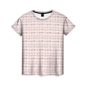 Женская футболка 3D с принтом Смешные чихуахуа в Екатеринбурге, 100% полиэфир ( синтетическое хлопкоподобное полотно) | прямой крой, круглый вырез горловины, длина до линии бедер | домашние животные | пес | собака