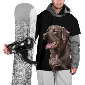 Накидка на куртку 3D с принтом Лабрадор_арт_2 в Екатеринбурге, 100% полиэстер |  | Тематика изображения на принте: домашние животные | лабрадор | пес | песик | ретривер | собака | собачка