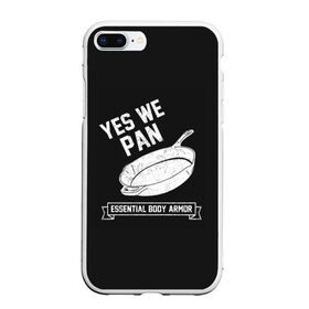 Чехол для iPhone 7Plus/8 Plus матовый с принтом Yes We Pan в Екатеринбурге, Силикон | Область печати: задняя сторона чехла, без боковых панелей | pan | protection