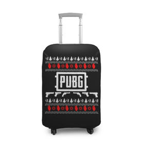 Чехол для чемодана 3D с принтом Свитер PUBG в Екатеринбурге, 86% полиэфир, 14% спандекс | двустороннее нанесение принта, прорези для ручек и колес | playerunknowns battlegrounds | pubg