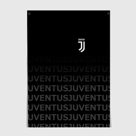 Постер с принтом JUVENTUS SPORT в Екатеринбурге, 100% бумага
 | бумага, плотность 150 мг. Матовая, но за счет высокого коэффициента гладкости имеет небольшой блеск и дает на свету блики, но в отличии от глянцевой бумаги не покрыта лаком | juventus | линии | спорт | футбол | футбольный клуб | ювентус