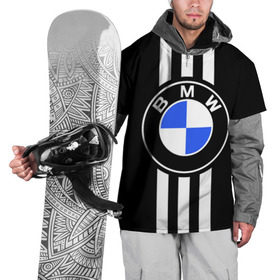 Накидка на куртку 3D с принтом BMW SPORTWEAR в Екатеринбурге, 100% полиэстер |  | bmw | автомобильные | бмв | машины