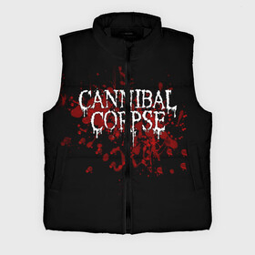 Мужской жилет утепленный 3D с принтом Cannibal Corpse в Екатеринбурге,  |  | cannibal corpse | logo | metal | music | rock | лого | логотип | метал | музыка | рок