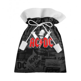 Подарочный 3D мешок с принтом AC/DC в Екатеринбурге, 100% полиэстер | Размер: 29*39 см | ас | ац | диси | дс | дц | исидиси | эйси