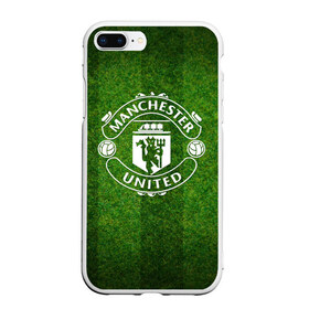 Чехол для iPhone 7Plus/8 Plus матовый с принтом Manchester United в Екатеринбурге, Силикон | Область печати: задняя сторона чехла, без боковых панелей | club | football | manchester united | soccer | sport | team | атрибутика | клуб | манчестер юнайтед | спорт | футбол