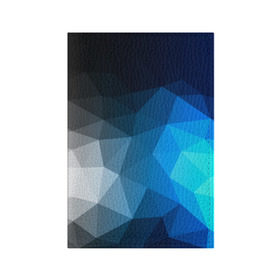 Обложка для паспорта матовая кожа с принтом Gray&Blue collection abstract в Екатеринбурге, натуральная матовая кожа | размер 19,3 х 13,7 см; прозрачные пластиковые крепления | Тематика изображения на принте: abstraction | geometry | polygon | абстракция | геометрия | грань | краски | кубик | кубики | линии | мозаика | полигон | разноцветные | ребро | текстура | тени | узор