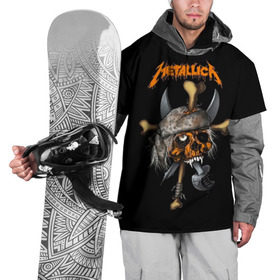 Накидка на куртку 3D с принтом Metallica в Екатеринбурге, 100% полиэстер |  | 