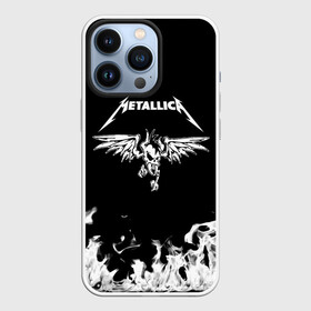 Чехол для iPhone 13 Pro с принтом Metallica в Екатеринбурге,  |  | metallica | группа | джеймс хэтфилд | кирк хэмметт | ларс ульрих | метал | металика | металлика | миталика | музыка | роберт трухильо | рок | трэш | трэшметал | хард | хардрок | хеви | хевиметал