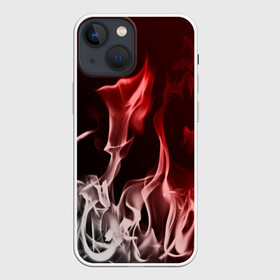 Чехол для iPhone 13 mini с принтом Огонь и дым в Екатеринбурге,  |  | fire | flame | in fire | smoke | в огне | дым | огненный | огонь | текстуры