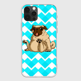 Чехол для iPhone 12 Pro Max с принтом Забавный мопс в Екатеринбурге, Силикон |  | animal | dog | pet | pug | puppy | арт | бульдог | животные | милые | мопс | пес | собаки | текстура