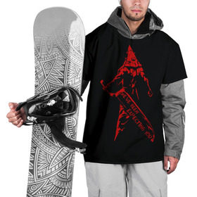 Накидка на куртку 3D с принтом Пирамидоголовый в Екатеринбурге, 100% полиэстер |  | hill | resident evil | silent | анубис | зла | зло | нож | обитель | пирамидоголовый | сайлент | ужасы | хилл