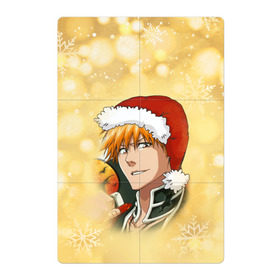 Магнитный плакат 2Х3 с принтом Happy New Bleach! в Екатеринбурге, Полимерный материал с магнитным слоем | 6 деталей размером 9*9 см | Тематика изображения на принте: bleach | блич | ичиго | куросаки ичиго