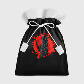 Подарочный 3D мешок с принтом Японский самурай в Екатеринбурге, 100% полиэстер | Размер: 29*39 см | Тематика изображения на принте: samurai | soldier | warrior | битва | воин | восток | закат | клинок | меч | япония